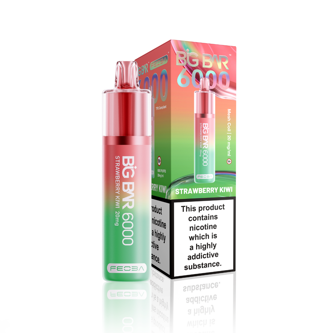 Feoba Big Bar 6000 | Rechargeable Disposable Vape | 1750mAh Battery