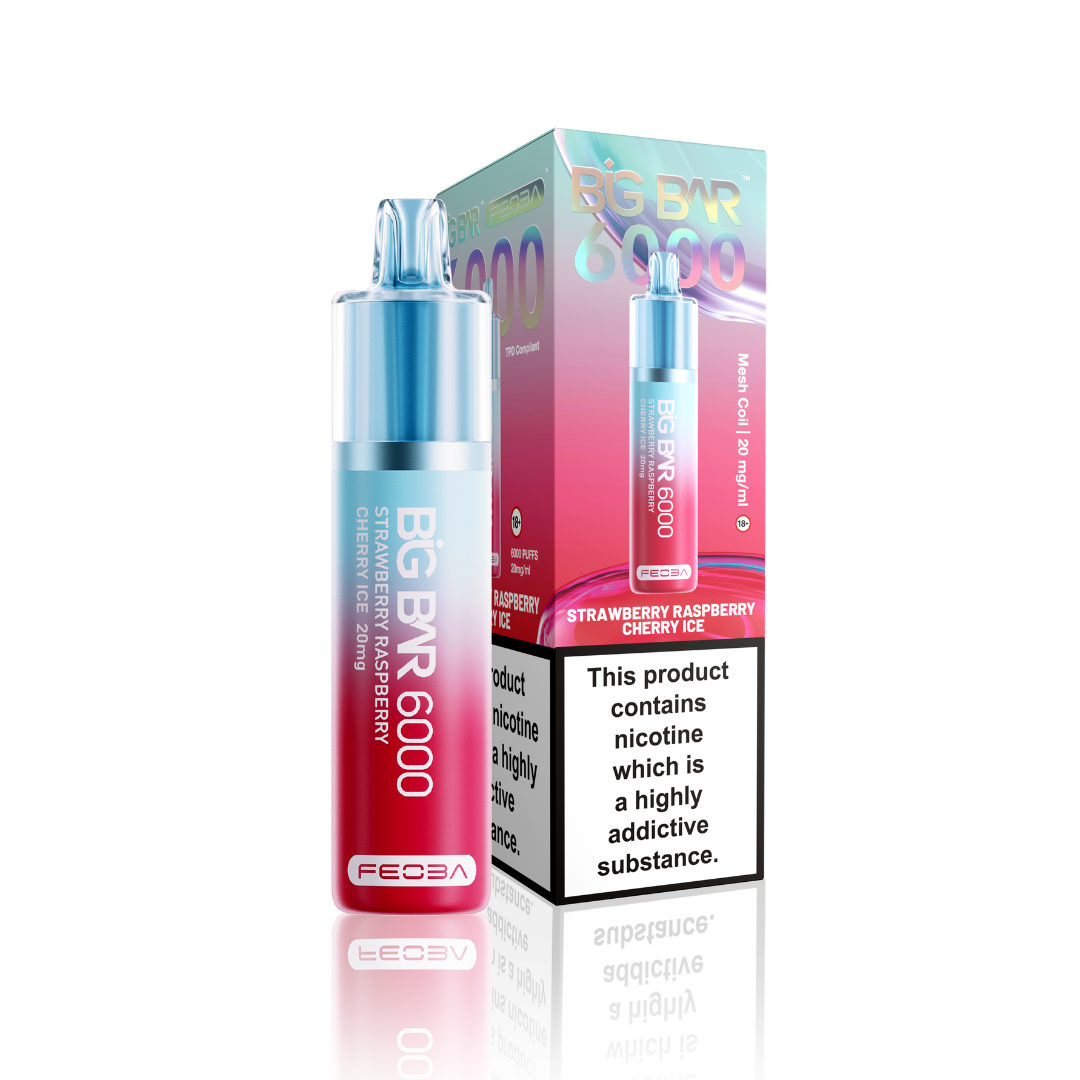 Feoba Big Bar 6000 | Rechargeable Disposable Vape | 1750mAh Battery