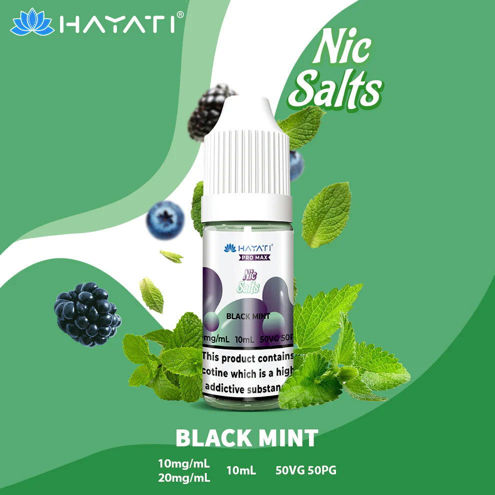Hayati Pro Max Salts 10ml | Nic Salts | 50VG/50PG MTL Vaping