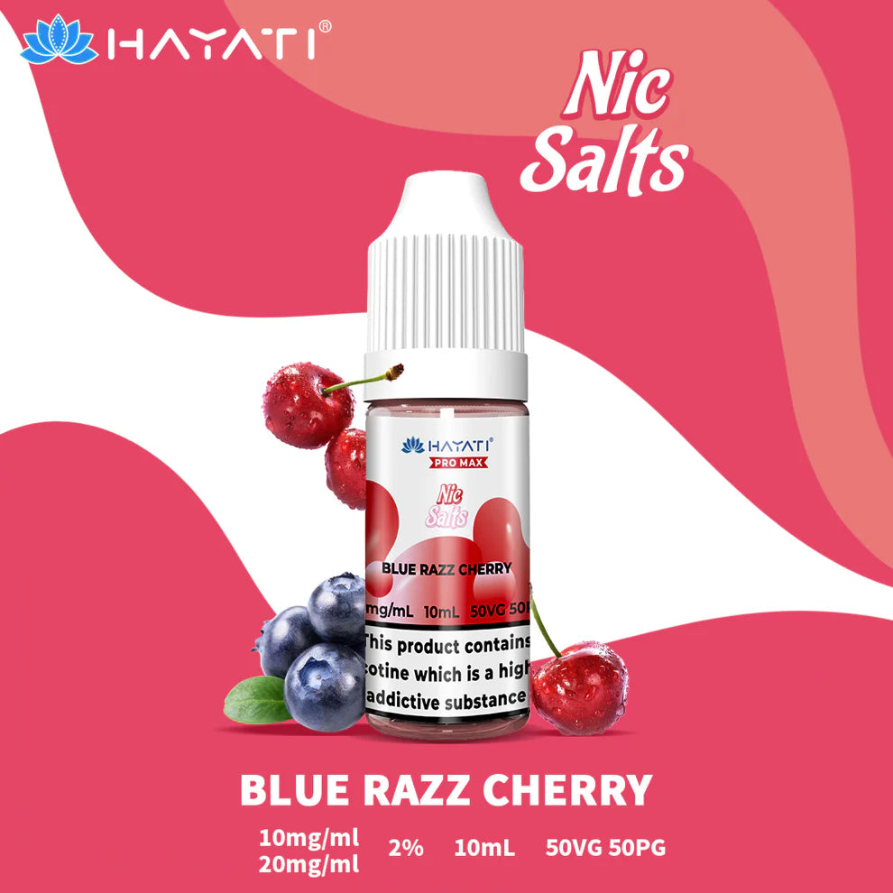 Hayati Pro Max Salts 10ml | Nic Salts | 50VG/50PG MTL Vaping