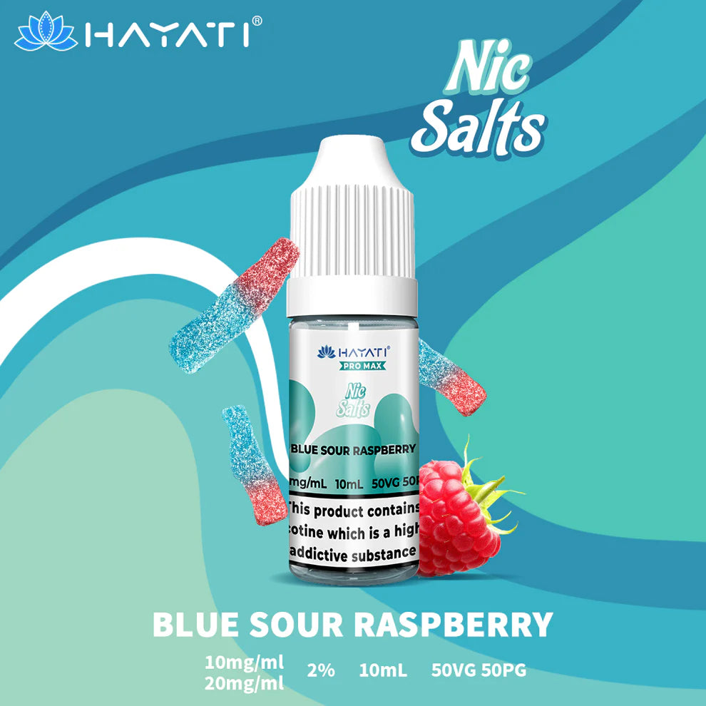 Hayati Pro Max Salts 10ml | Nic Salts | 50VG/50PG MTL Vaping