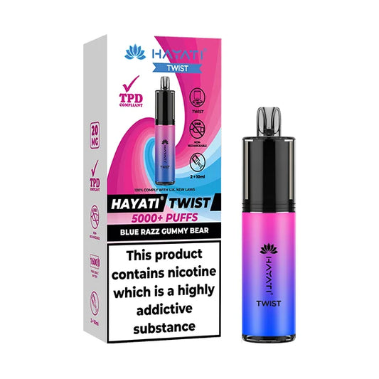 Hayati Twist 5000: Revolutionary Disposable Vape with Advanced Lock Technology