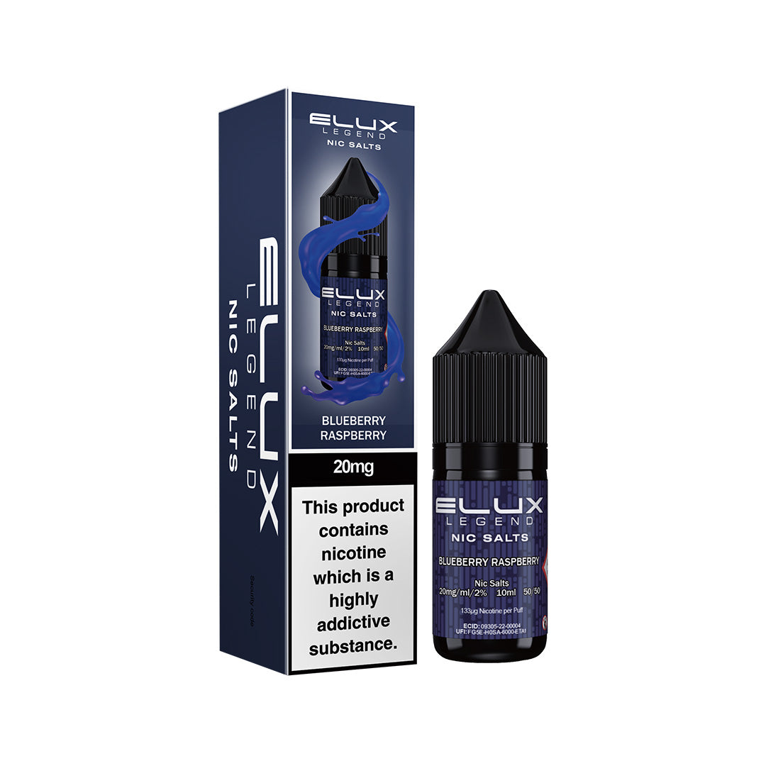 Elux Legend Nic Salt E-Liquids | 44+ Flavours | Premium Disposable Taste