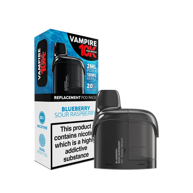 Vampire 10K Prefilled Pods | 12ml | 10000 Puffs | Dual Mesh Coil UK