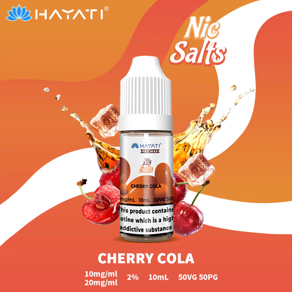Hayati Pro Max Salts 10ml | Nic Salts | 50VG/50PG MTL Vaping