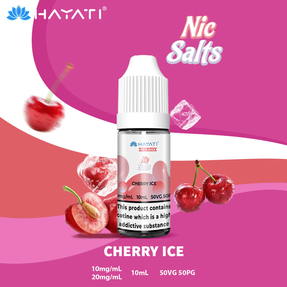 Hayati Pro Max Salts 10ml | Nic Salts | 50VG/50PG MTL Vaping