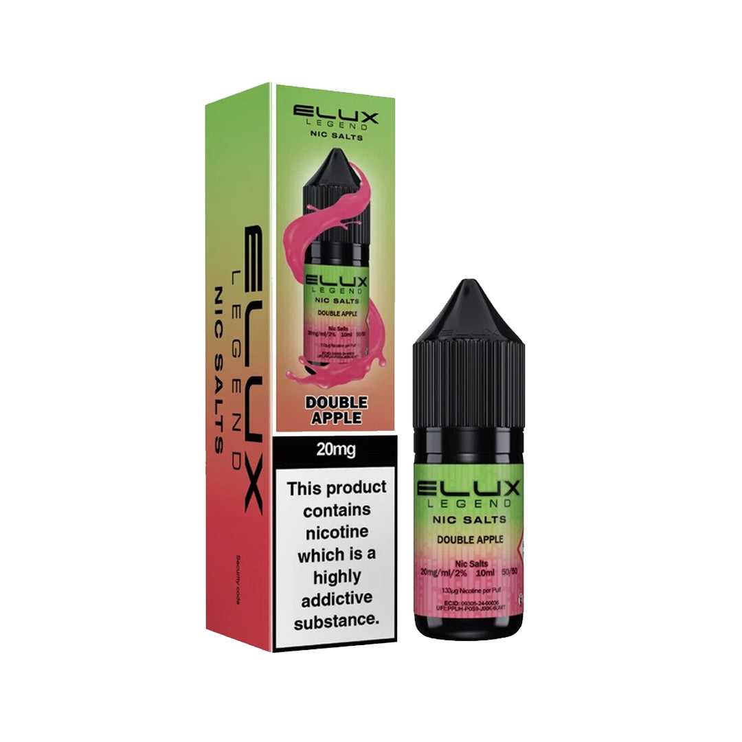 Elux Legend Nic Salt E-Liquids | 44+ Flavours | Premium Disposable Taste