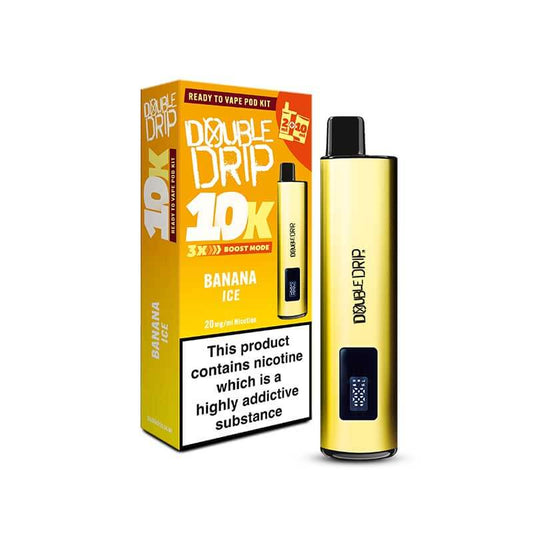 Double Drip 10k | 1100mAh | Auto-Refill | 10K Puffs | UK