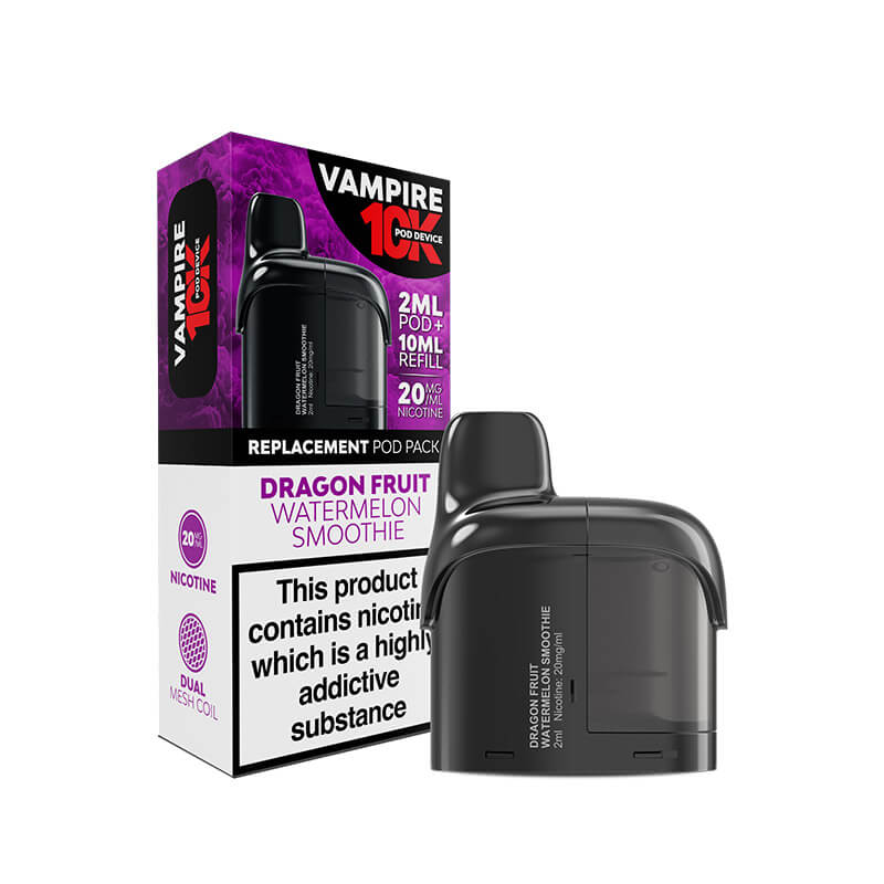Vampire 10K Prefilled Pods | 12ml | 10000 Puffs | Dual Mesh Coil UK