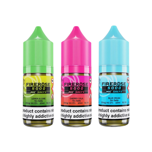 Elux Firerose 5000 Salts 10ml | Nic Salts | 50VG/50PG MTL Vaping