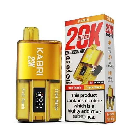 Kabri 20K Ultra: The Ultimate Dual-Flavor Vaping Experience