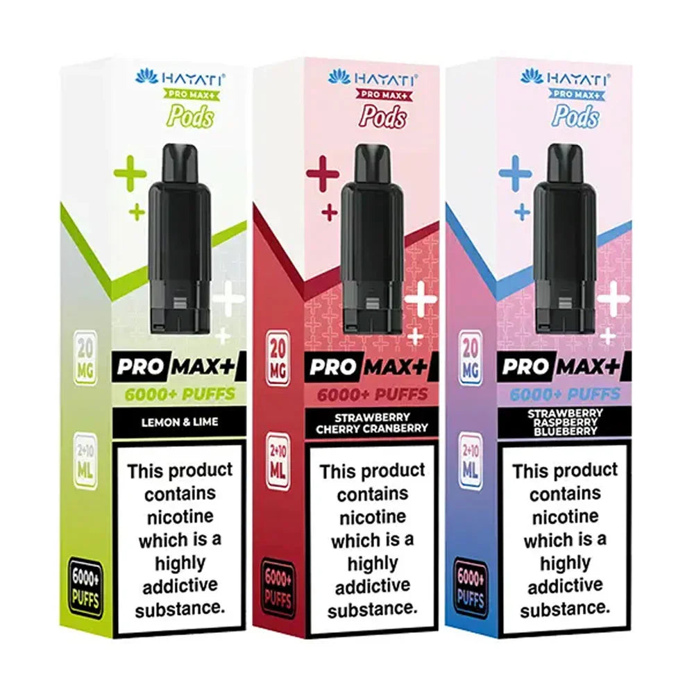Hayati Pro Max+ 6000 Pods | 6000 Puff Replacement Pods