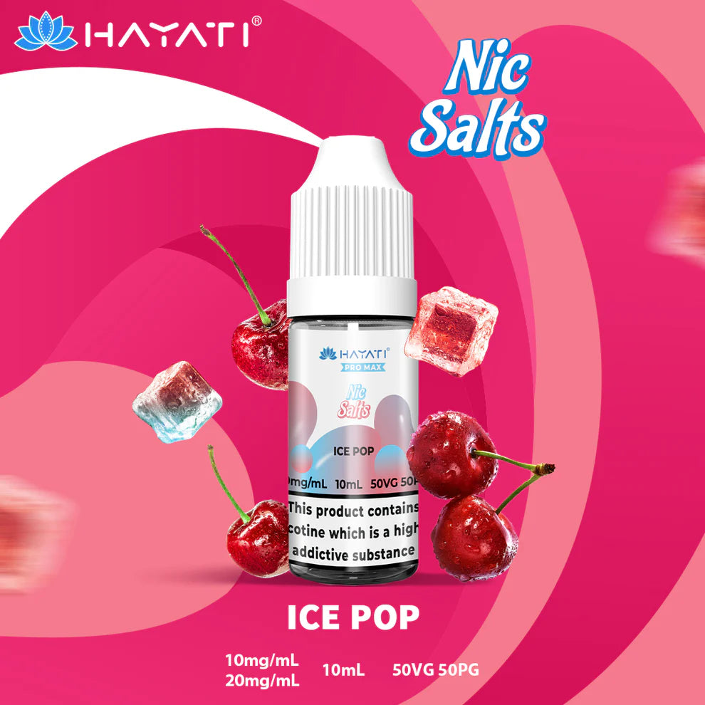 Hayati Pro Max Salts 10ml | Nic Salts | 50VG/50PG MTL Vaping