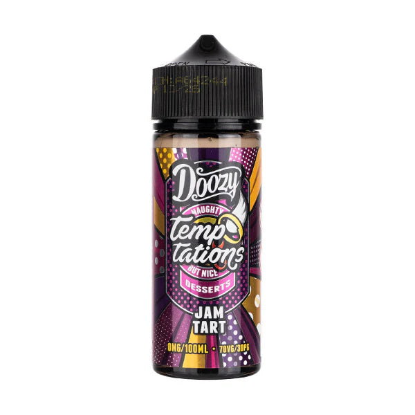 Doozy Temptations 100ml Shortfill E-Liquid | 5 Dessert Flavours | 70VG/30PG | UK Made