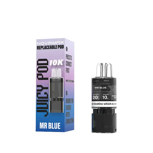 Juicy Pod Novamax 10K Pods | 10,000 Puffs | From £6.00