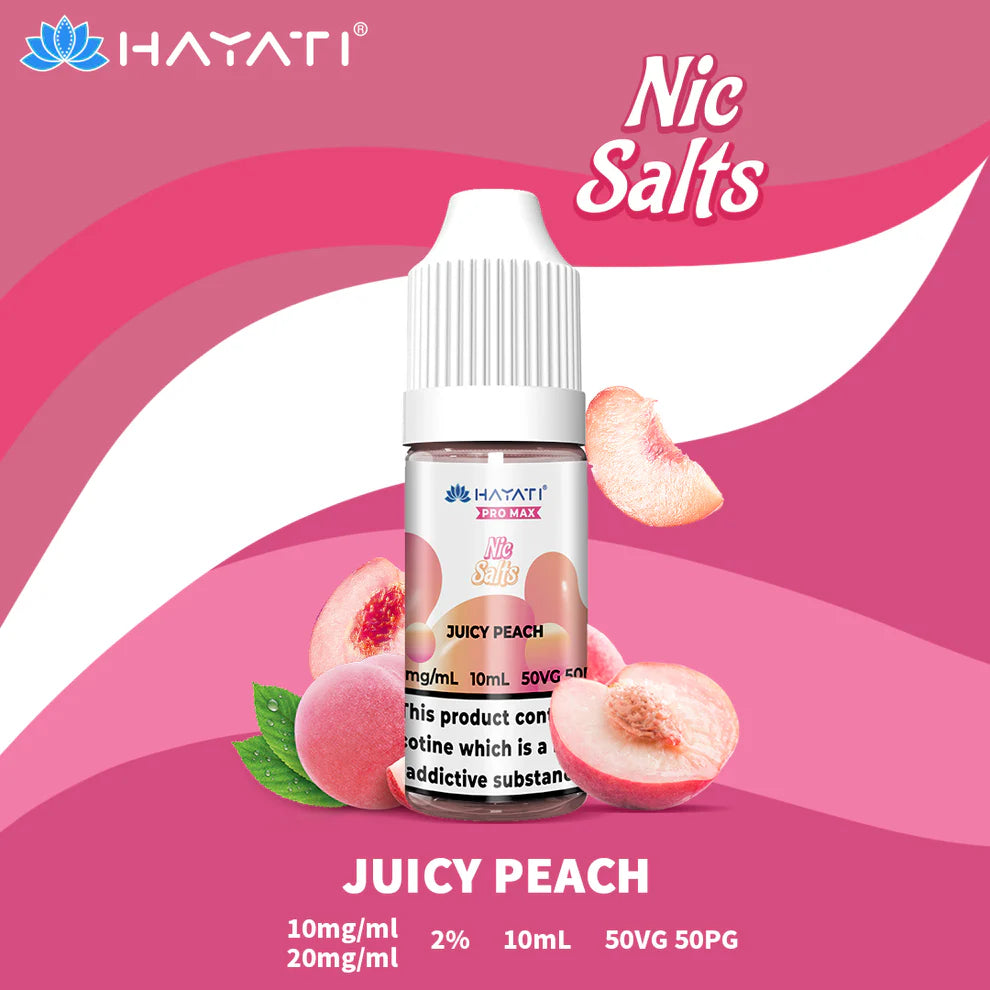 Hayati Pro Max Salts 10ml | Nic Salts | 50VG/50PG MTL Vaping