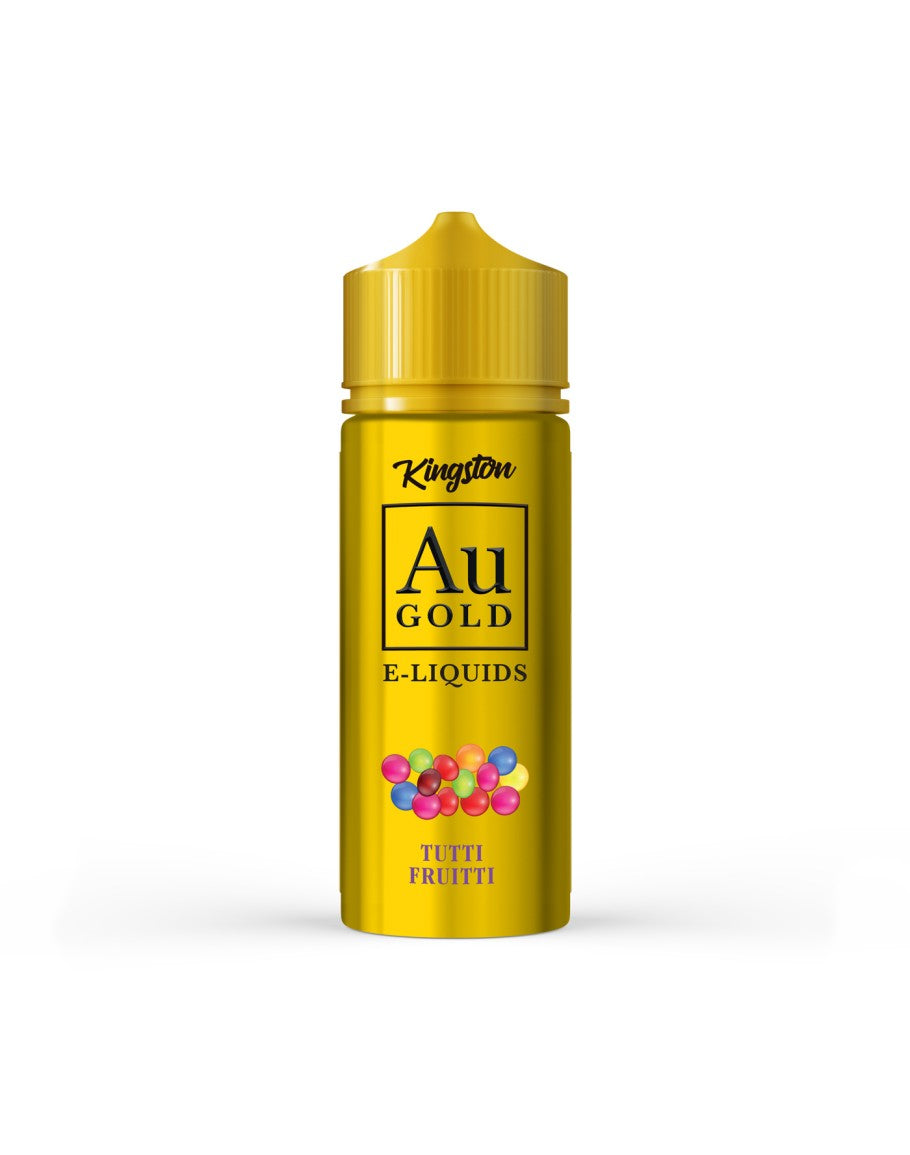 Kingston AU Gold 100ml Shortfill E-Liquid | Premium British 70VG | 30,000 Puffs