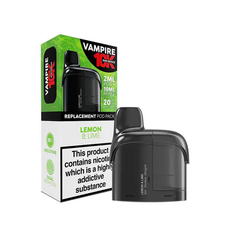Vampire 10K Prefilled Pods | 12ml | 10000 Puffs | Dual Mesh Coil UK