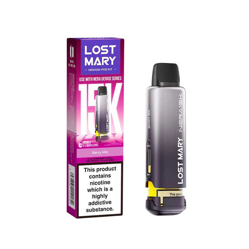 Lost Mary Nera 15K Prefilled Vape Pods | 15000 Puffs | MaryLiq | UK