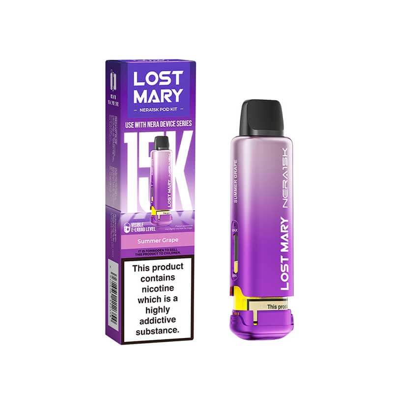 Lost Mary Nera 15K Prefilled Vape Pods | 15000 Puffs | MaryLiq | UK