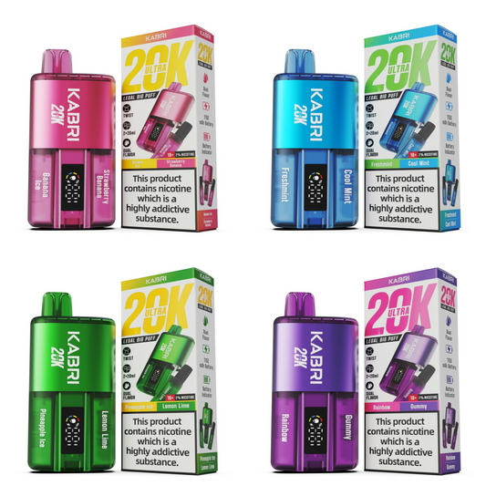 Kabri 20K Ultra: The Ultimate Dual-Flavor Vaping Experience