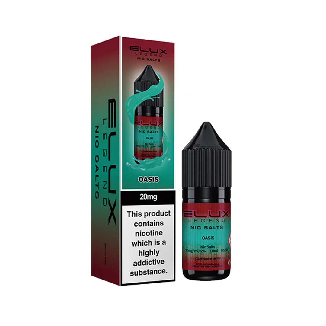 Elux Legend Nic Salt E-Liquids | 44+ Flavours | Premium Disposable Taste