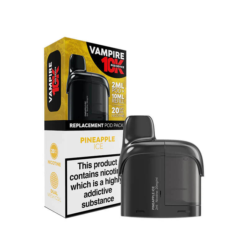 Vampire 10K Prefilled Pods | 12ml | 10000 Puffs | Dual Mesh Coil UK