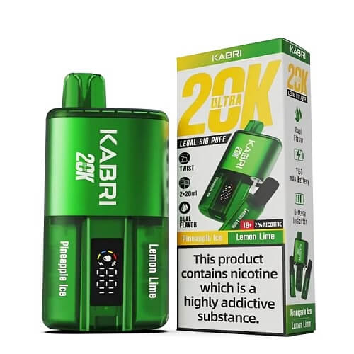 Kabri 20K Ultra: The Ultimate Dual-Flavor Vaping Experience