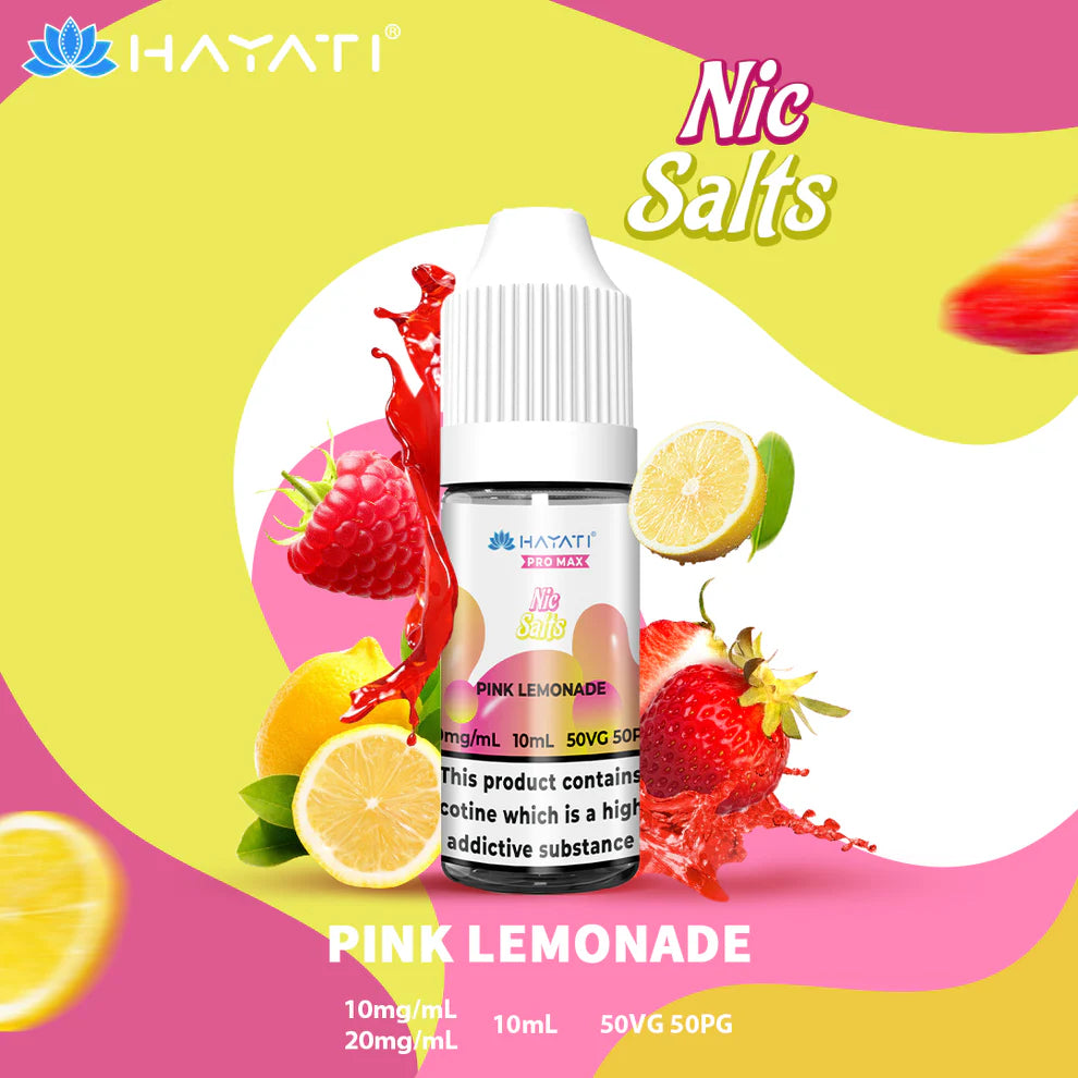 Hayati Pro Max Salts 10ml | Nic Salts | 50VG/50PG MTL Vaping