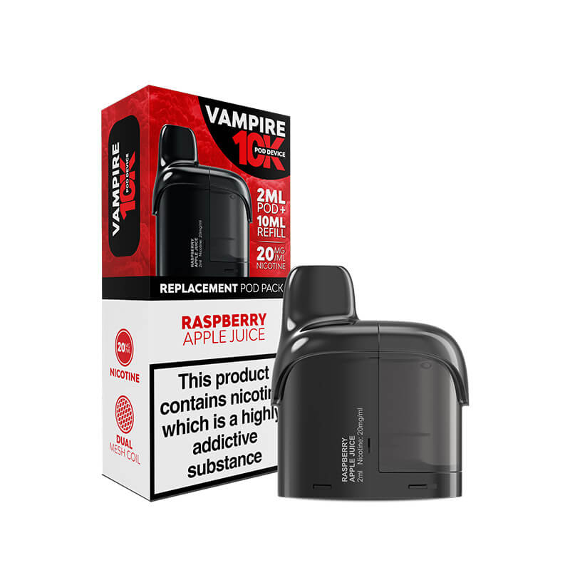 Vampire 10K Prefilled Pods | 12ml | 10000 Puffs | Dual Mesh Coil UK