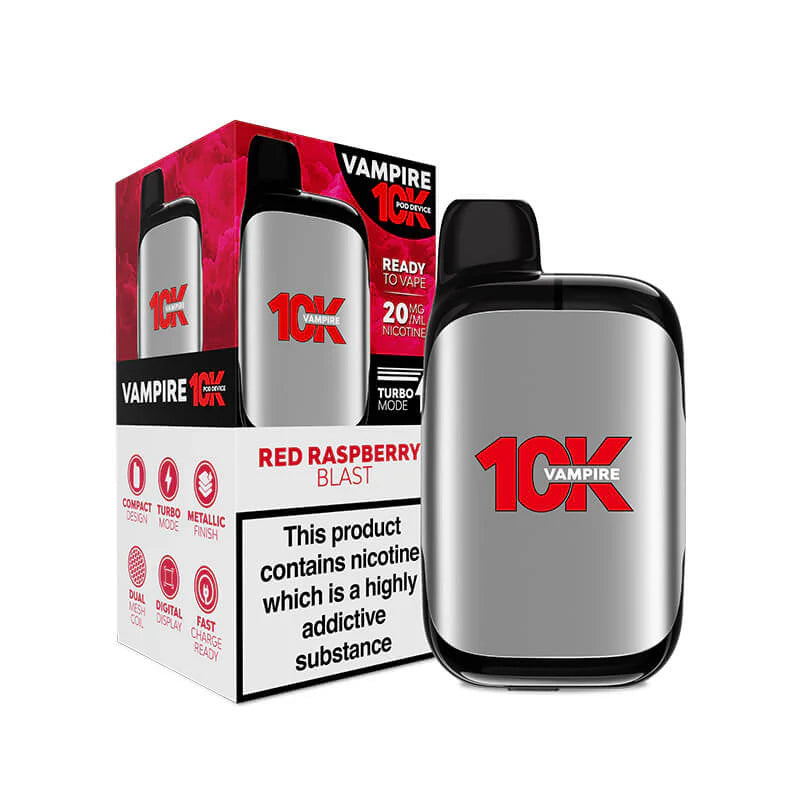 turbo mode on vape Vampire 10K Prefilled Pod Kit | 10k Puffs | Dual Mesh