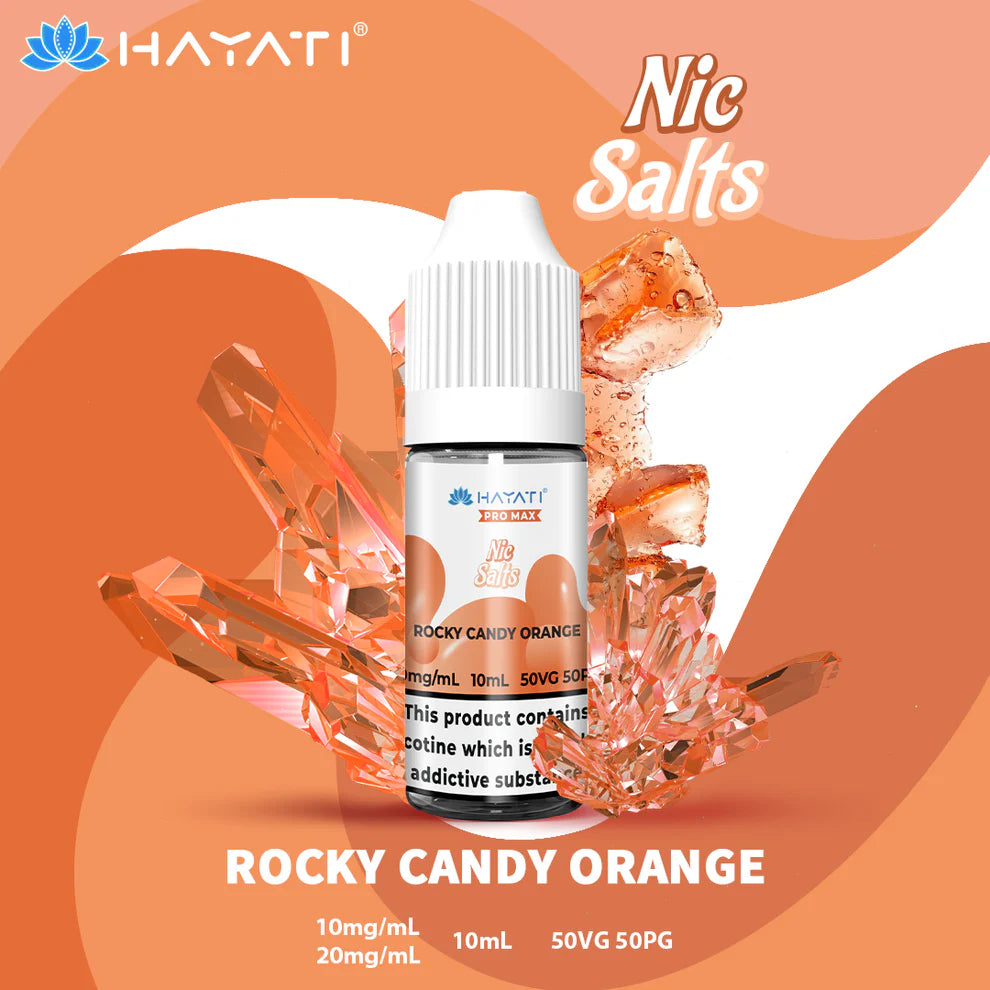 Hayati Pro Max Salts 10ml | Nic Salts | 50VG/50PG MTL Vaping
