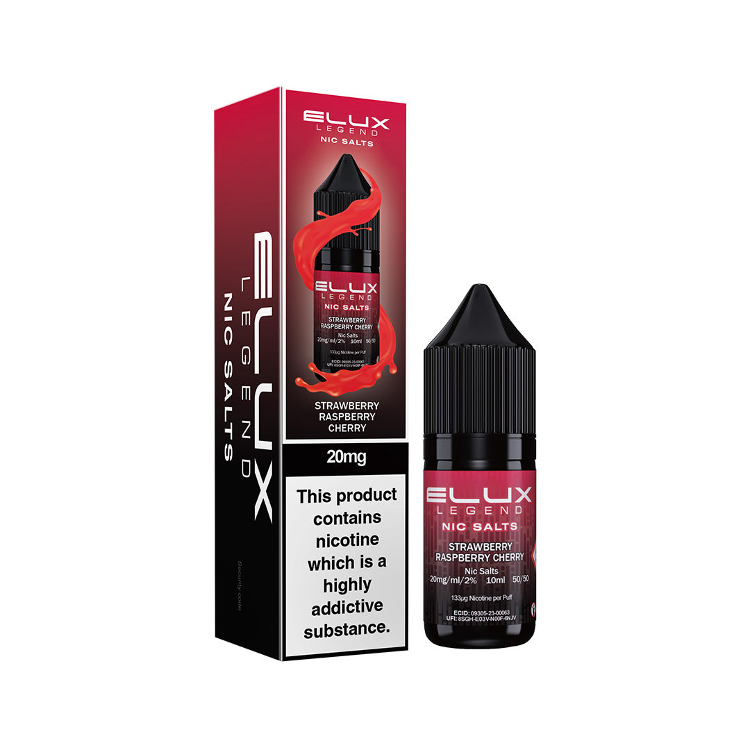 Elux Legend Nic Salt E-Liquids | 44+ Flavours | Premium Disposable Taste