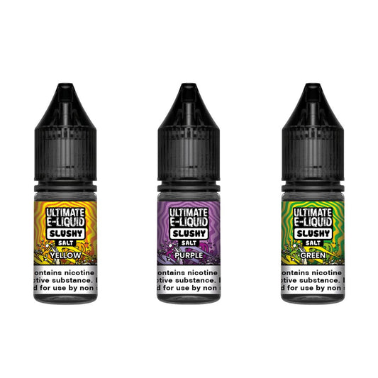 Ultimate Salts Slushy E-Liquid 10ml | Premium Nic Salt Slush Flavours | 10mg 20mg