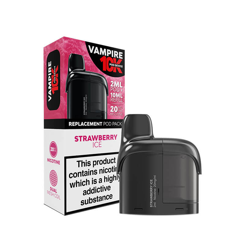 Vampire 10K Prefilled Pods | 12ml | 10000 Puffs | Dual Mesh Coil UK