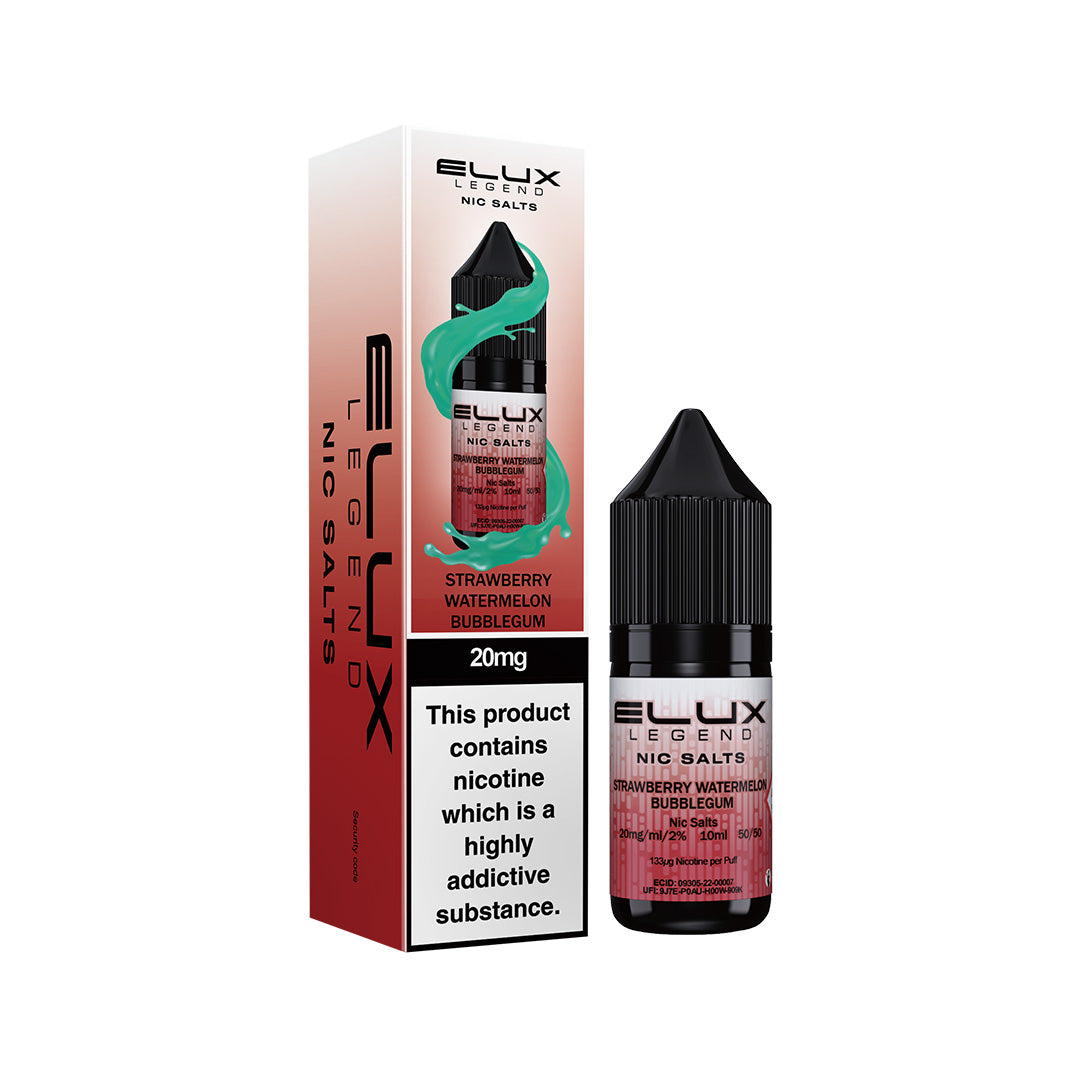 Elux Legend Nic Salt E-Liquids | 44+ Flavours | Premium Disposable Taste