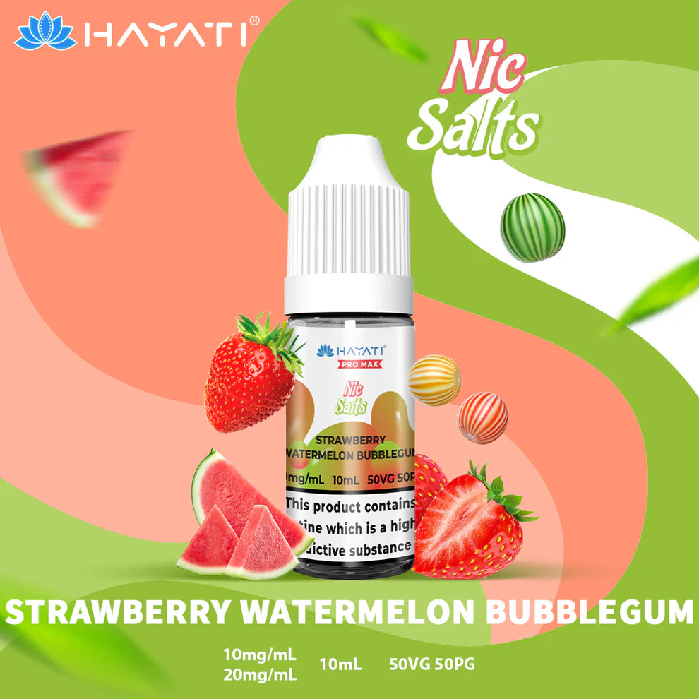 Hayati Pro Max Salts 10ml | Nic Salts | 50VG/50PG MTL Vaping