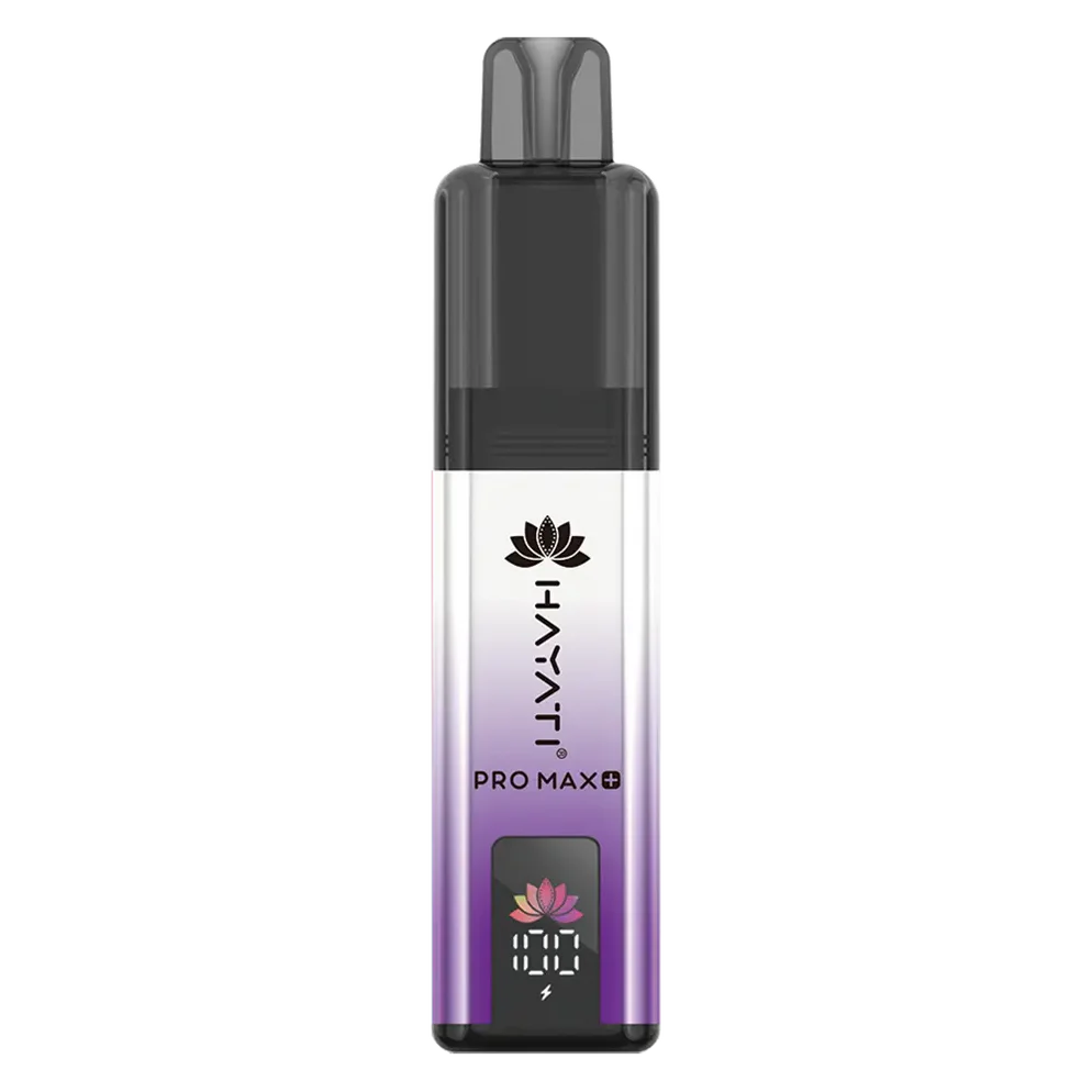 HAYATI PRO MAX+ 6000 Device | 6000 Puffs, Rechargeable, TPD Compliant | 30+ Flavours