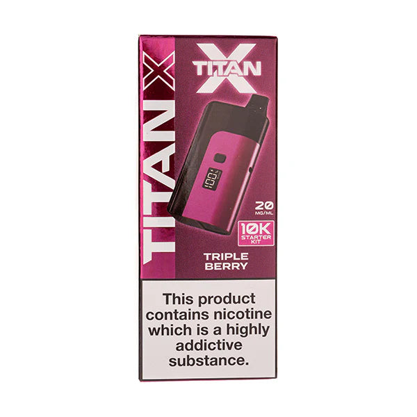 Titan X Prefilled Pod Kit | 10000 Puffs | Boost Mode | MTL | UK