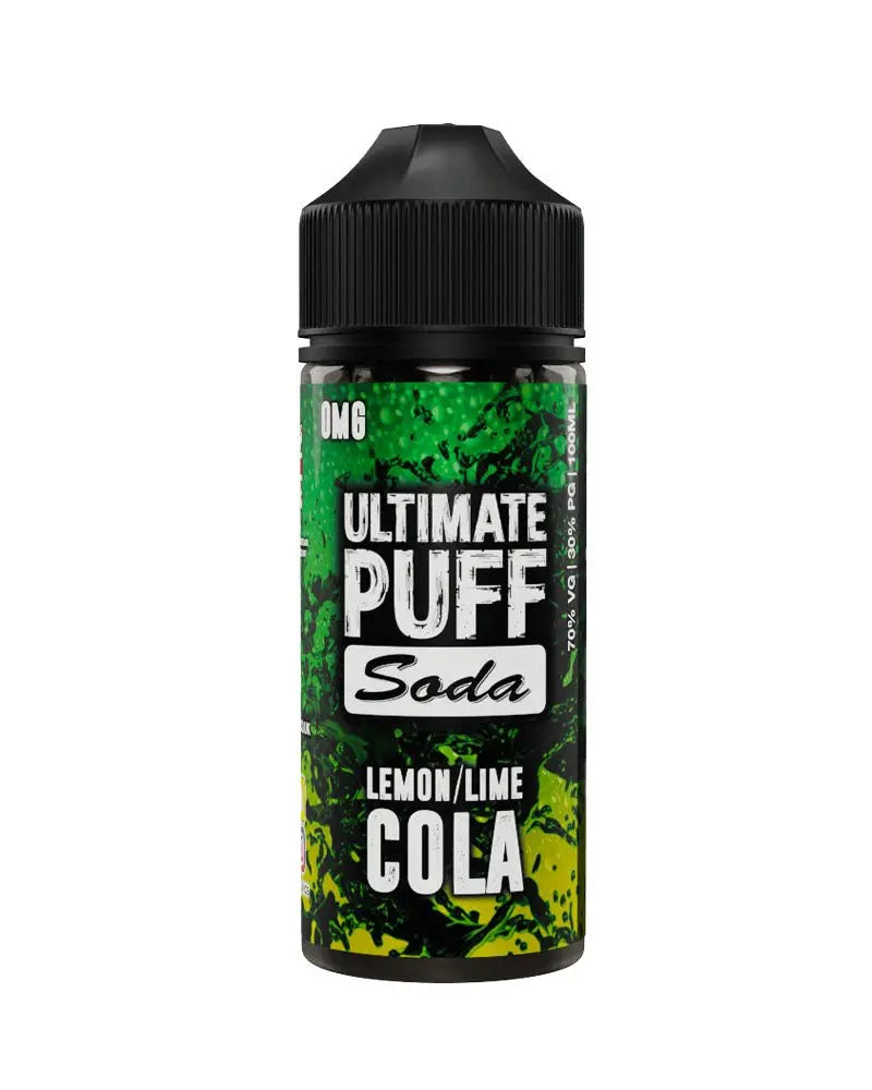 Ultimate Puff Soda E-Liquid 100ml - Premium Fizzy Cola & Fruit Flavors | 70VG UK Made
