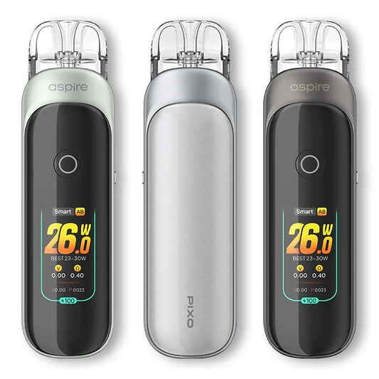 Aspire UK Pixo Touch-Screen Pod Device | 1.47" TFT Display | 1100mAh MTL/RDL Vaping