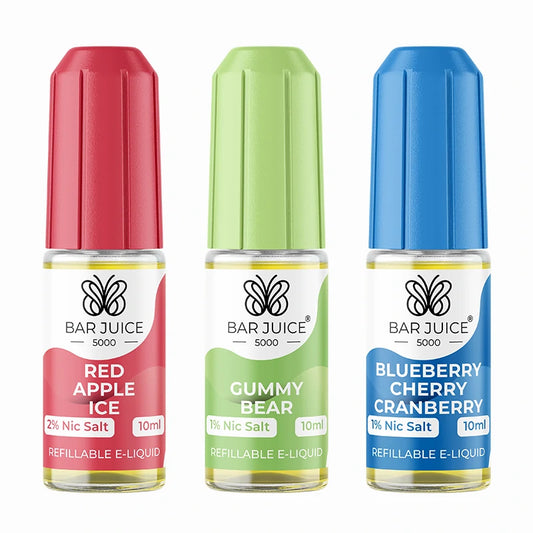 Bar Juice 5000 Salts | 47 Flavours | Premium Nic Salt E-Liquids