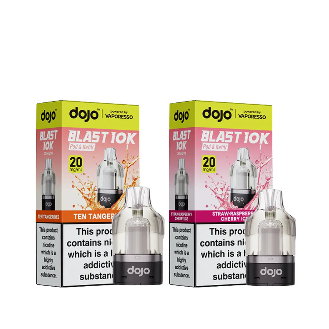 Vaporesso Dojo Blast 10K Prefilled Pods | 10,000 Puff Premium Replacement Pods