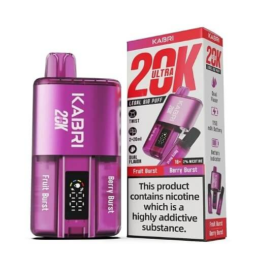 Kabri 20K Ultra: The Ultimate Dual-Flavor Vaping Experience
