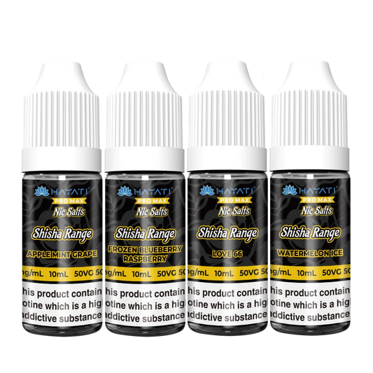 Hayati Pro Max Shisha Range Pack of 10 | 10mg 20mg | 32 Flavours