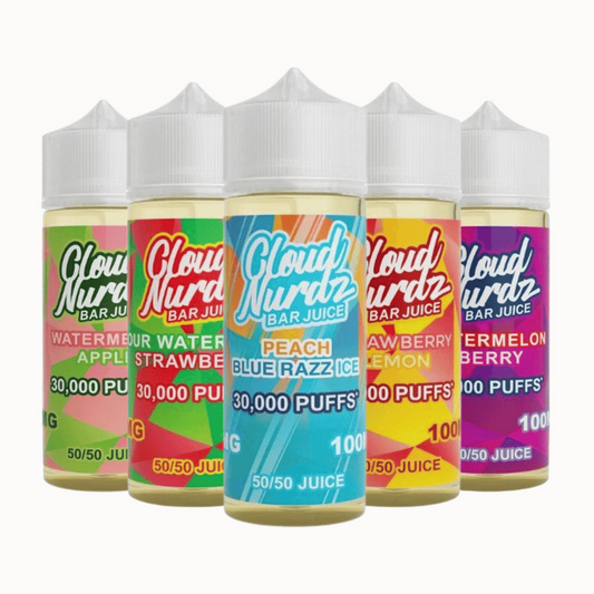Cloud Nurdz E-Liquid 100ml | Award-Winning Candy-Inspired Vaping