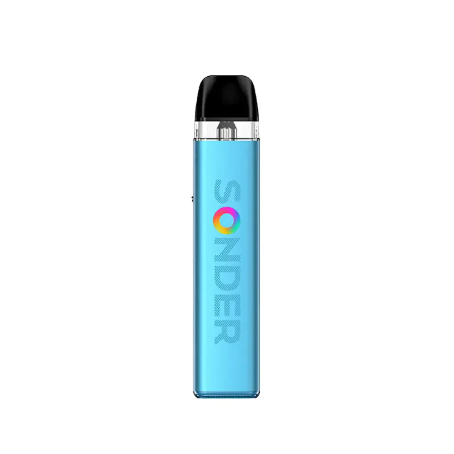 GeekVape Sonder Q2 Pod Kit Ocean Blue showing sleek design with 1350mAh battery and professional features