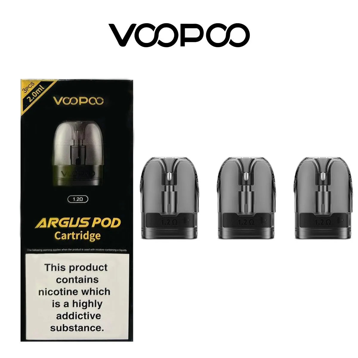 VooPoo Argus Pod Replacement | ITO Tech | Pack of 3 - Vape Lounge Online