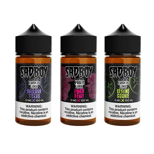 Sadboy 100ml E-Liquid - Premium Philadelphia Dessert Collection | Cookie & Jam Flavors 70VG