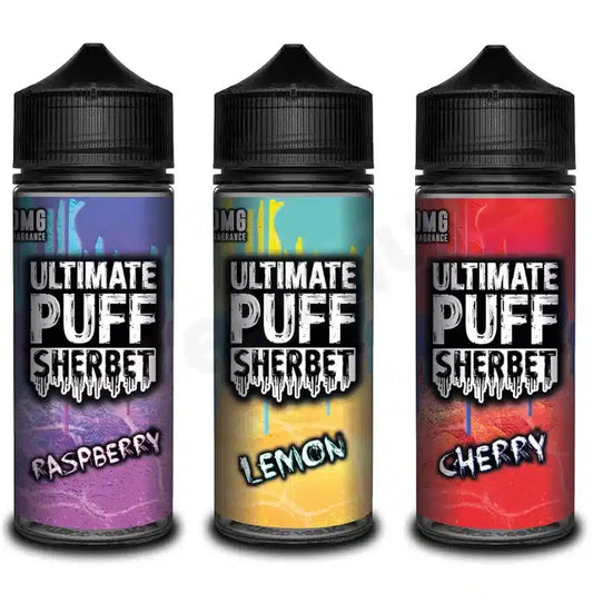 Ultimate Puff Sherbet E-Liquid 100ml | Shortfill | 70/30 VG Sub-Ohm | 6 Classic Flavours